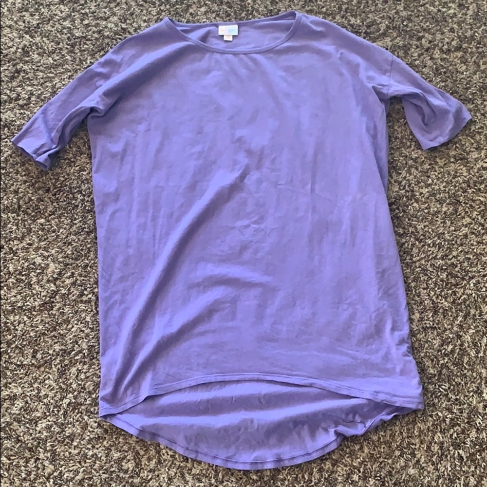 LuLaRoe Purple Tunic Top